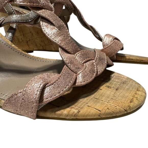 Donald J. Pliner Jooli Pink Metallic Sandals Size 9 - Picture 8 of 8